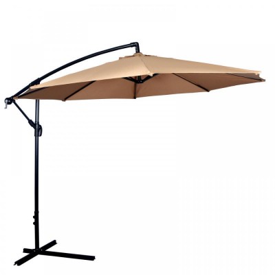 10' Patio Umbrella Offset Hanging Umbrella Outdoor Market Umbrella D10   